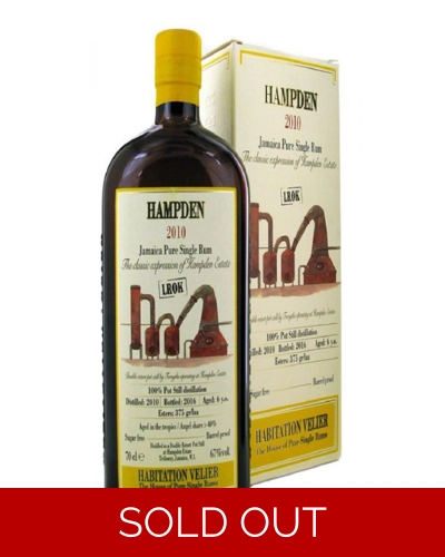 Hampden 2010 - Habitation Velier 70cl